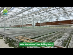 Ρυθμιζόμενοι πάγκοι κύλισης συρμάτινου πλέγματος 4x8 Ebb And Flow Table