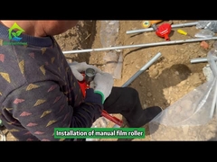 Εγχειρίδιο θερμοκηπίου Top κύλινδρος φιλμ για σύστημα εξαερισμού