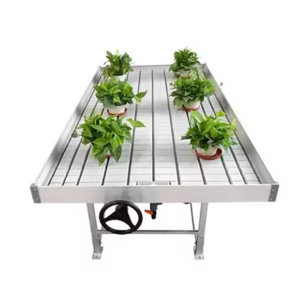 Φυτώριο θερμοκηπίου Ebb Flow Seedling Rolling Bench Grow Tables για την καλλιέργεια διαφόρων τύπων φυτών