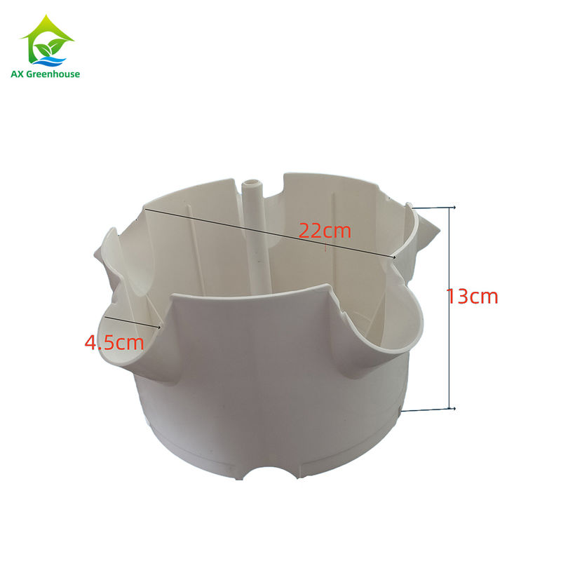 Vertical 5 Holes Each Layer Custom Multi-layer Petal Hydroponic Tower for Lettuce